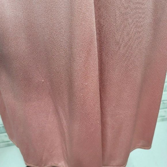 Vintage 70s Fred Rothschild Womens S/M Dusty Pink Day Disco Dancing Dress - Picture 7 of 12